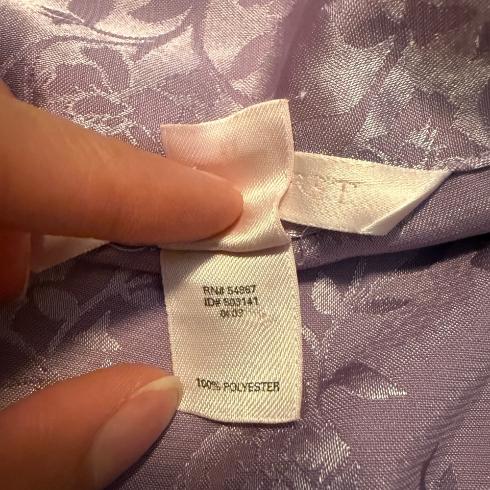 Y2K Victoria’s Secret Lavender Purple Women’s Pajama Set - Picture 10 of 16